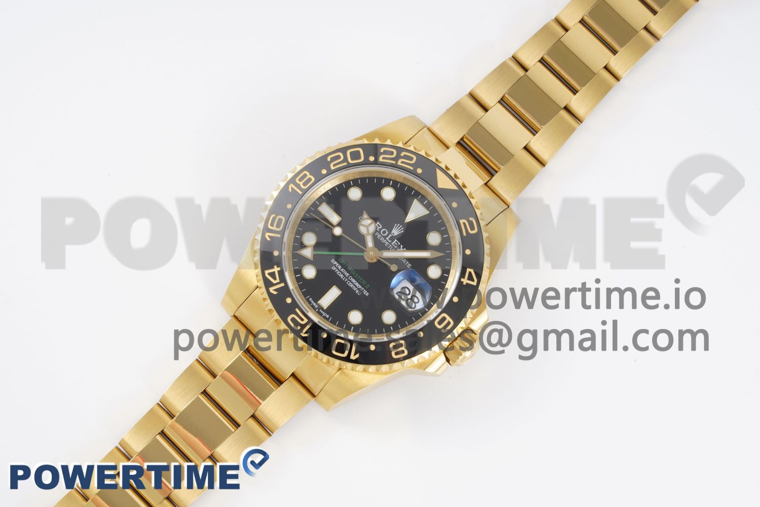 GMT Master II 116718 LN 904L SS APF 1:1 Best Edition Black Dial on YG Bracelet VR3186 CHS - Image 2