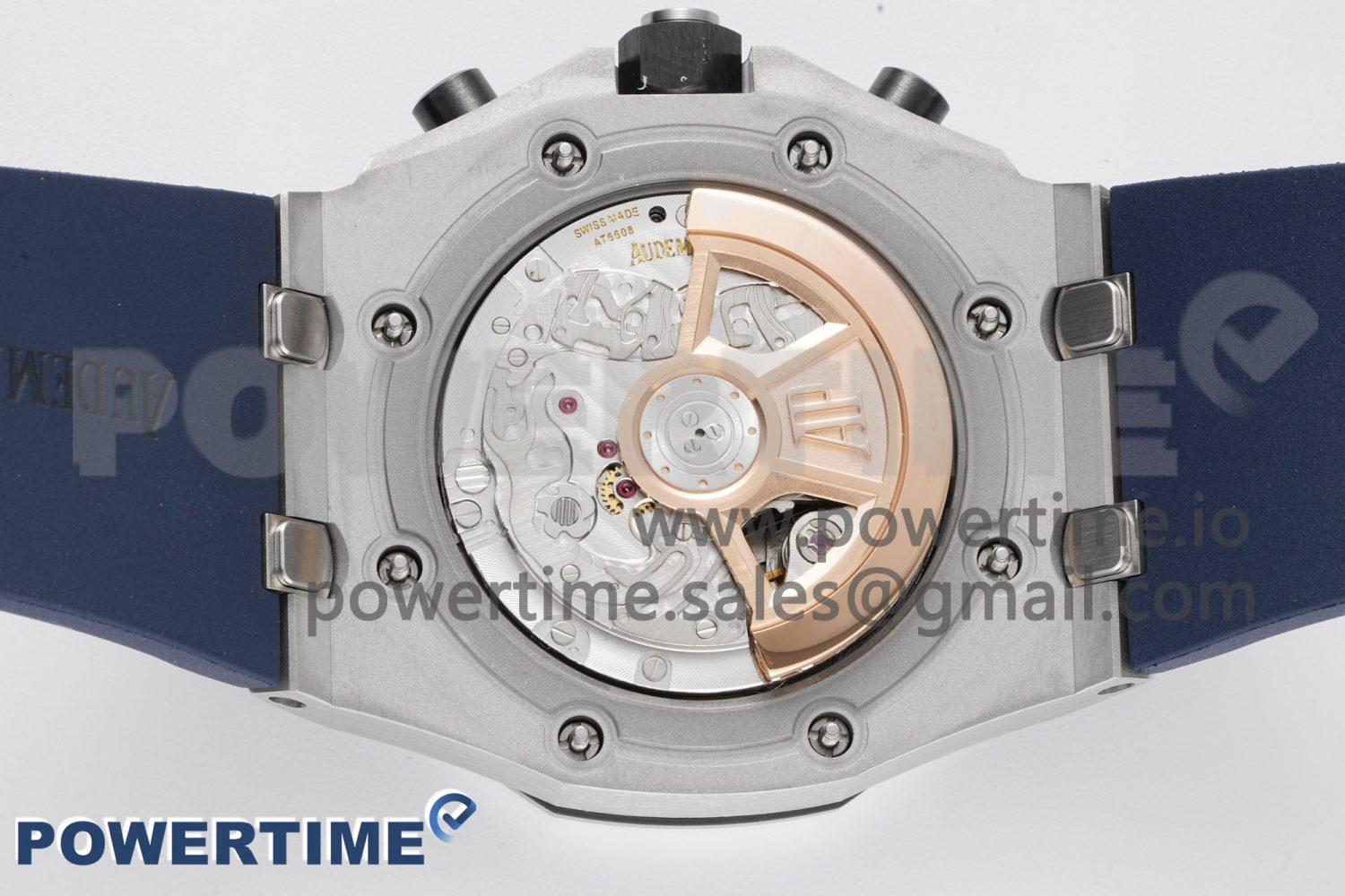 Royal Oak Offshore 42mm SS APF 1:1 Best Edition Deep Blue Dial on Deep Blue Rubber Strap A4404 - Image 10