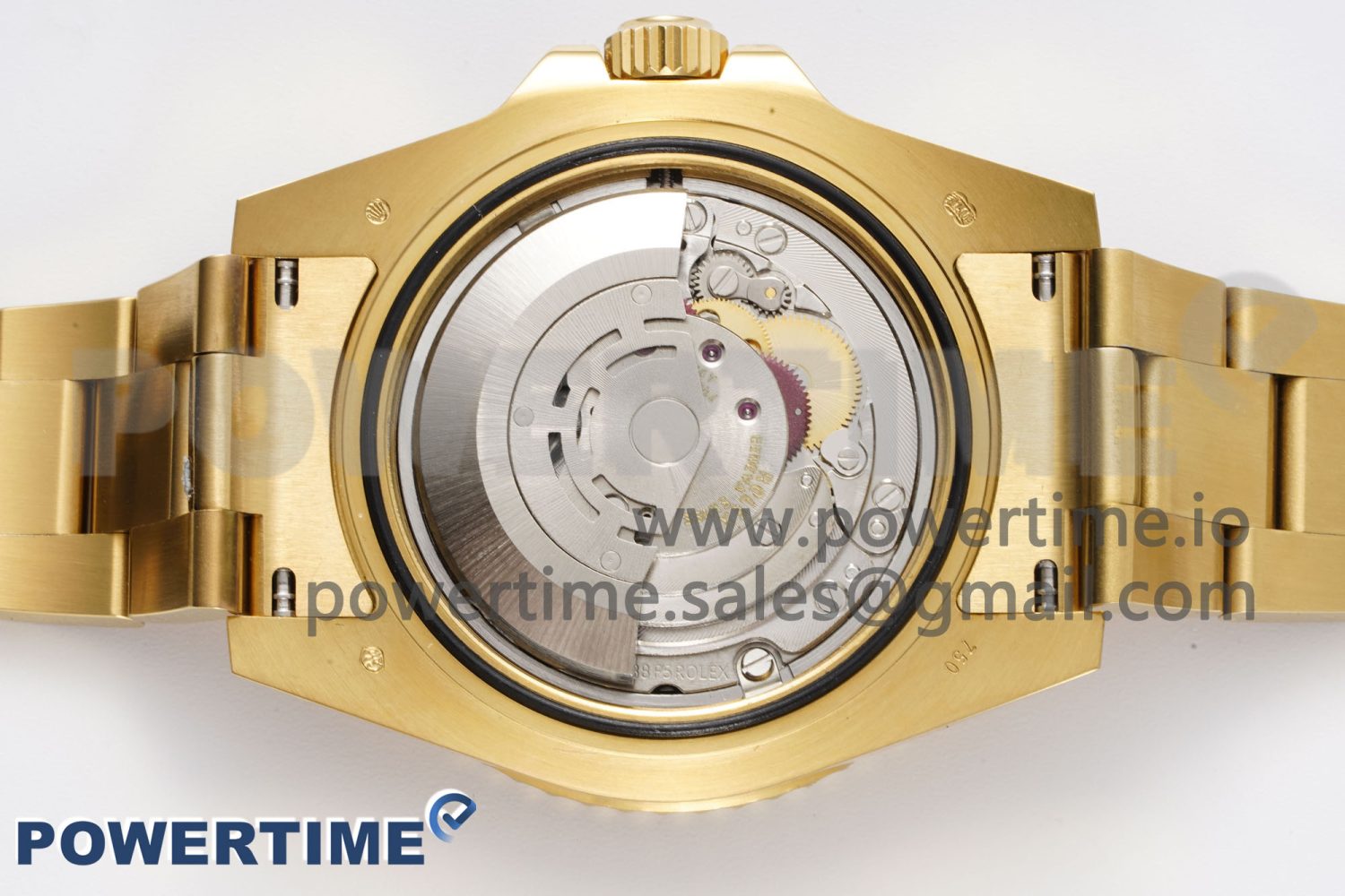 GMT Master II 116718 LN 904L SS APF 1:1 Best Edition Green Dial on YG Bracelet VR3186 CHS - Image 9
