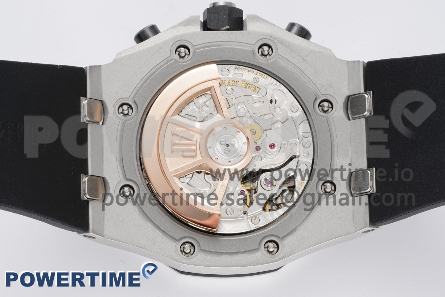 Royal Oak Offshore 42mm SS APF 1:1 Best Edition Gray Dial on Black Rubber Strap A4404 - Image 9