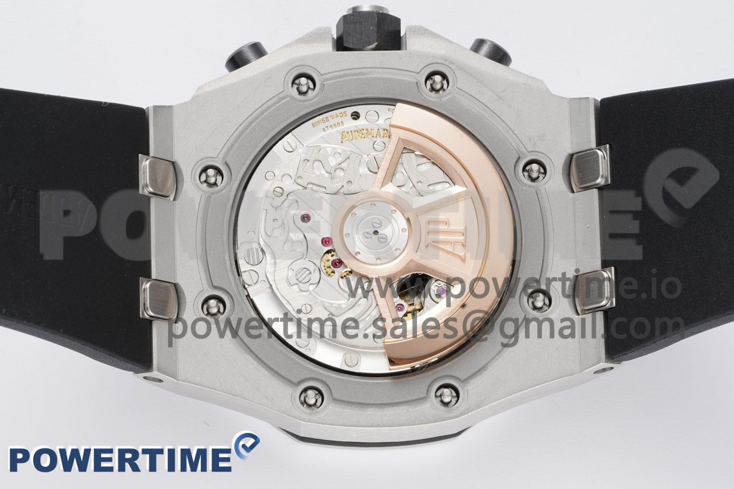 Royal Oak Offshore 42mm SS APF 1:1 Best Edition Gray Dial on Black Rubber Strap A4404 - Image 10
