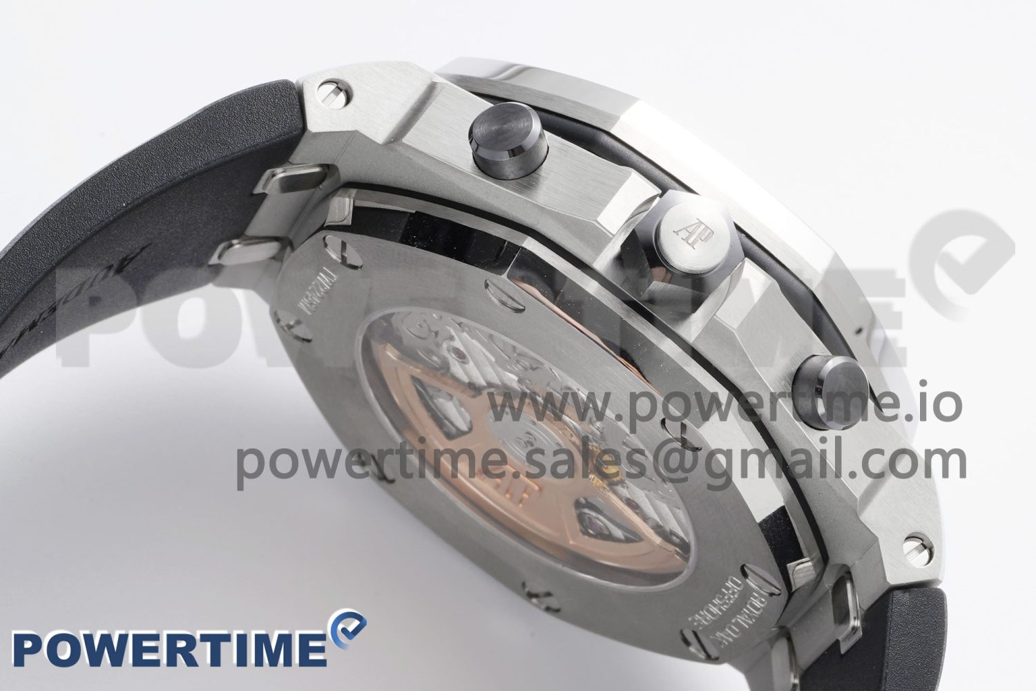Royal Oak Offshore 42mm SS APF 1:1 Best Edition Gray Dial on Black Rubber Strap A4404 - Image 6