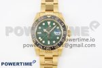 GMT Master II 116718 LN 904L SS APF 1:1 Best Edition Green Dial on YG Bracelet VR3186 CHS