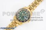 GMT Master II 116718 LN 904L SS APF 1:1 Best Edition Green Dial on YG Bracelet VR3186 CHS - Image 2