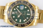 GMT Master II 116718 LN 904L SS APF 1:1 Best Edition Green Dial on YG Bracelet VR3186 CHS - Image 3