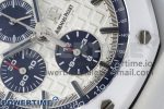Royal Oak Offshore 44mm White Ceramic APF 1:1 Best Edition White Dial on Rubber Strap A3126 - Image 5
