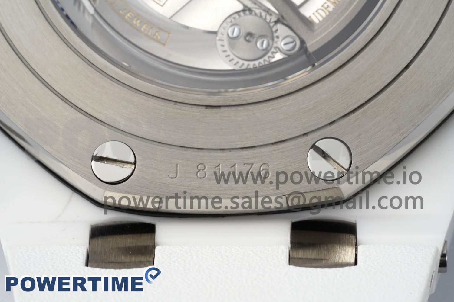 Royal Oak Offshore 44mm White Ceramic APF 1:1 Best Edition White Dial on Rubber Strap A3126 - Image 11