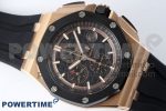 Royal Oak Offshore 44mm RG Ceramic Bezel APF 1:1 Best Edition Black Dial on Rubber Strap A3126 - Image 3
