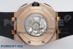 Royal Oak Offshore 44mm RG Ceramic Bezel APF 1:1 Best Edition Black/White Dial on Rubber Strap A3126 - Image 8