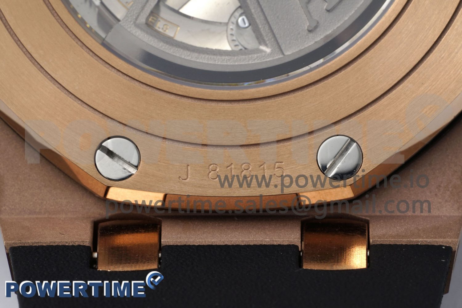 Royal Oak Offshore 44mm RG Ceramic Bezel APF 1:1 Best Edition Black/White Dial on Rubber Strap A3126 - Image 11