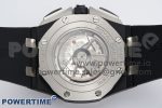Royal Oak Offshore 44mm Black Ceramic APF 1:1 Best Edition Black Dial on Rubber Strap A3126 - Image 9