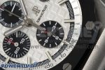 Royal Oak Offshore 44mm SS Ceramic Bezel APF 1:1 Best Edition White Dial on Rubber Strap A3126 - Image 5