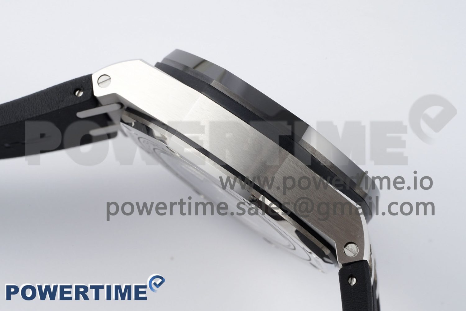 Royal Oak Offshore 44mm SS Ceramic Bezel APF 1:1 Best Edition White Dial on Rubber Strap A3126 - Image 7