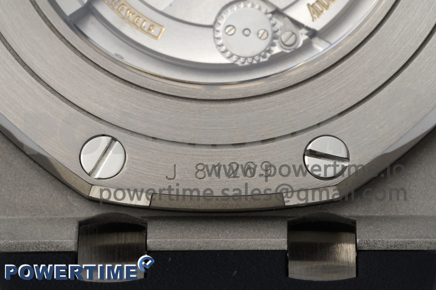 Royal Oak Offshore 44mm SS Black Ceramic Bezel APF 1:1 Best Edition Gray/Blue Dial on Gray Rubber Strap A3126 - Image 11