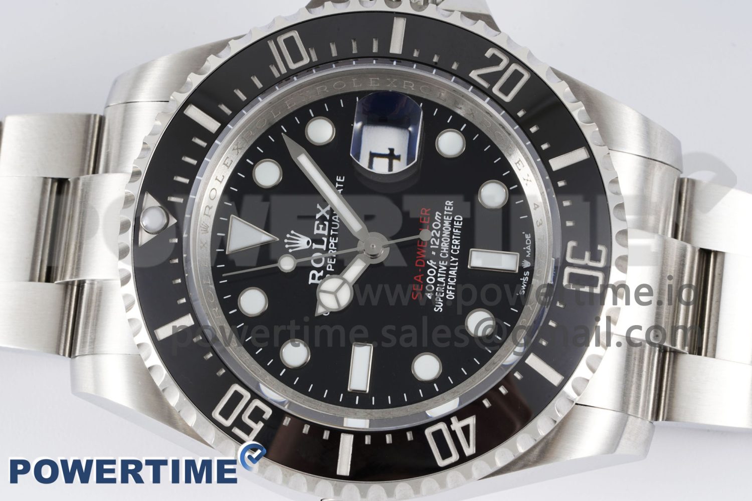 Sea-Dweller 126600 APF Best Edition Black Dial on SS Bracelet VR3235 - Image 3