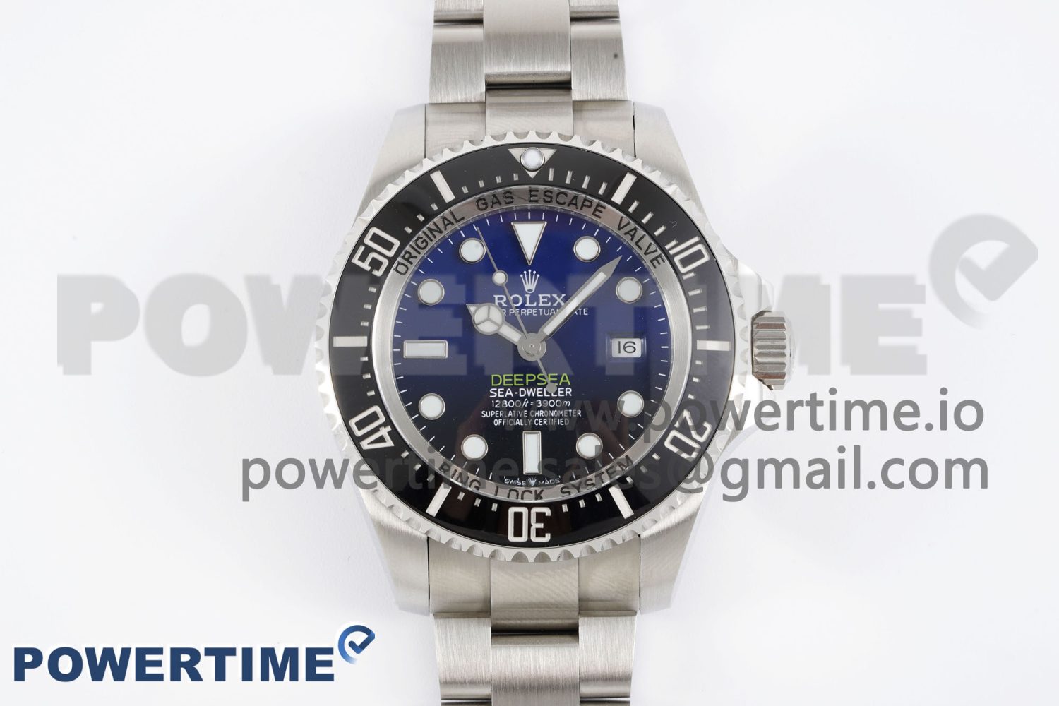 Sea-Dweller 126660 APF Best Edition Black/Blue Dial on SS Bracelet VR3235 - Image 1