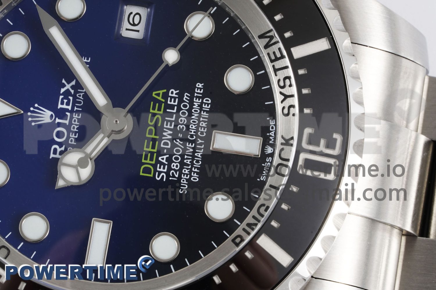 Sea-Dweller 126660 APF Best Edition Black/Blue Dial on SS Bracelet VR3235 - Image 5