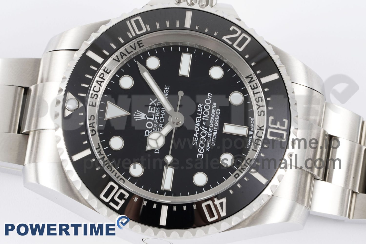 Sea-Dweller 126660 No Date APF Best Edition Black Dial on SS Bracelet VR3235 - Image 3