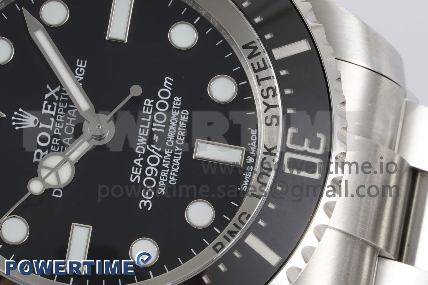 Sea-Dweller 126660 No Date APF Best Edition Black Dial on SS Bracelet VR3235 - Image 5