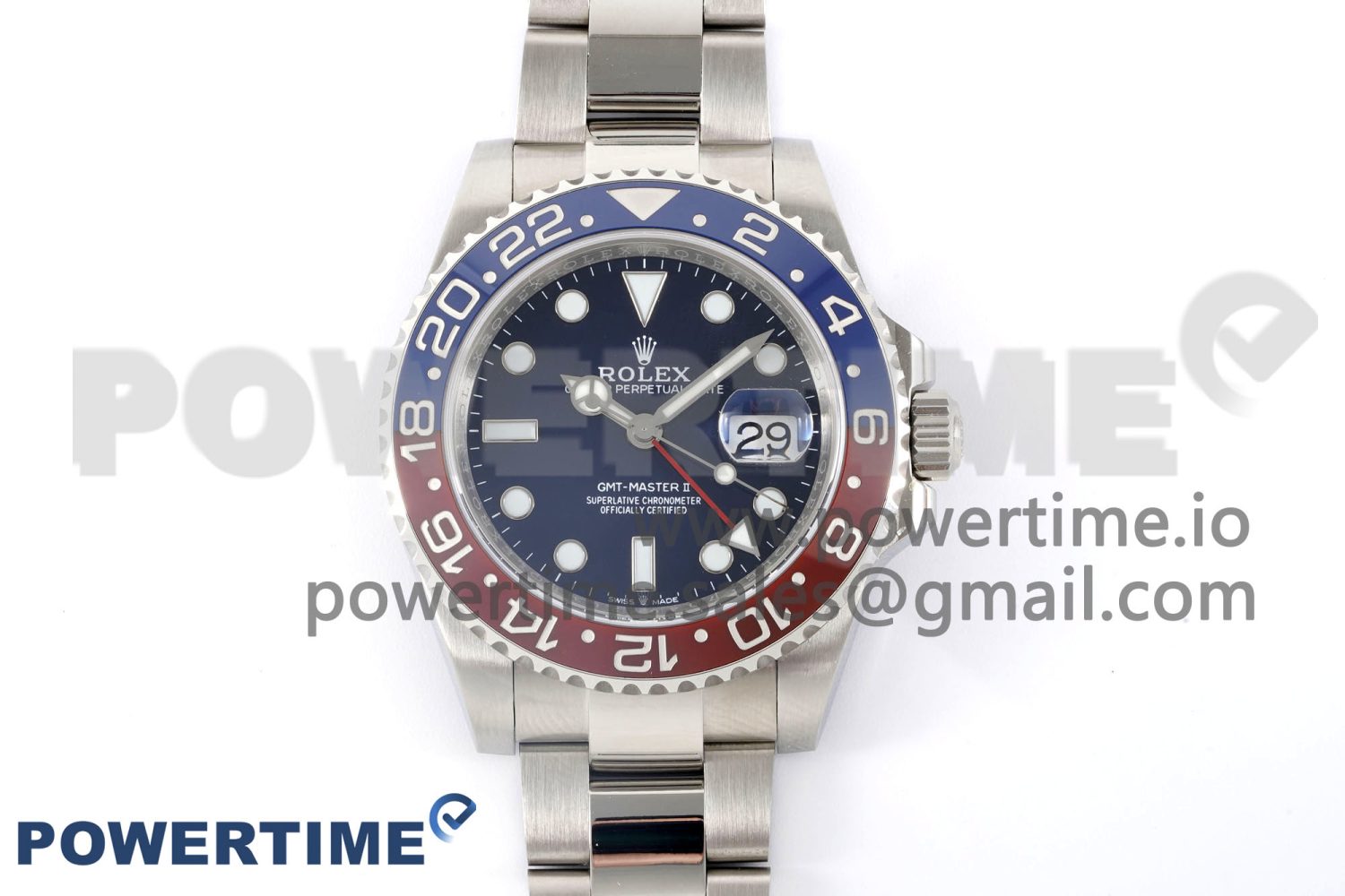 GMT Master II 126719 BLRO 904L SS APF 1:1 Best Edition Blue Dial on Bracelet VR3285 CHS - Image 1