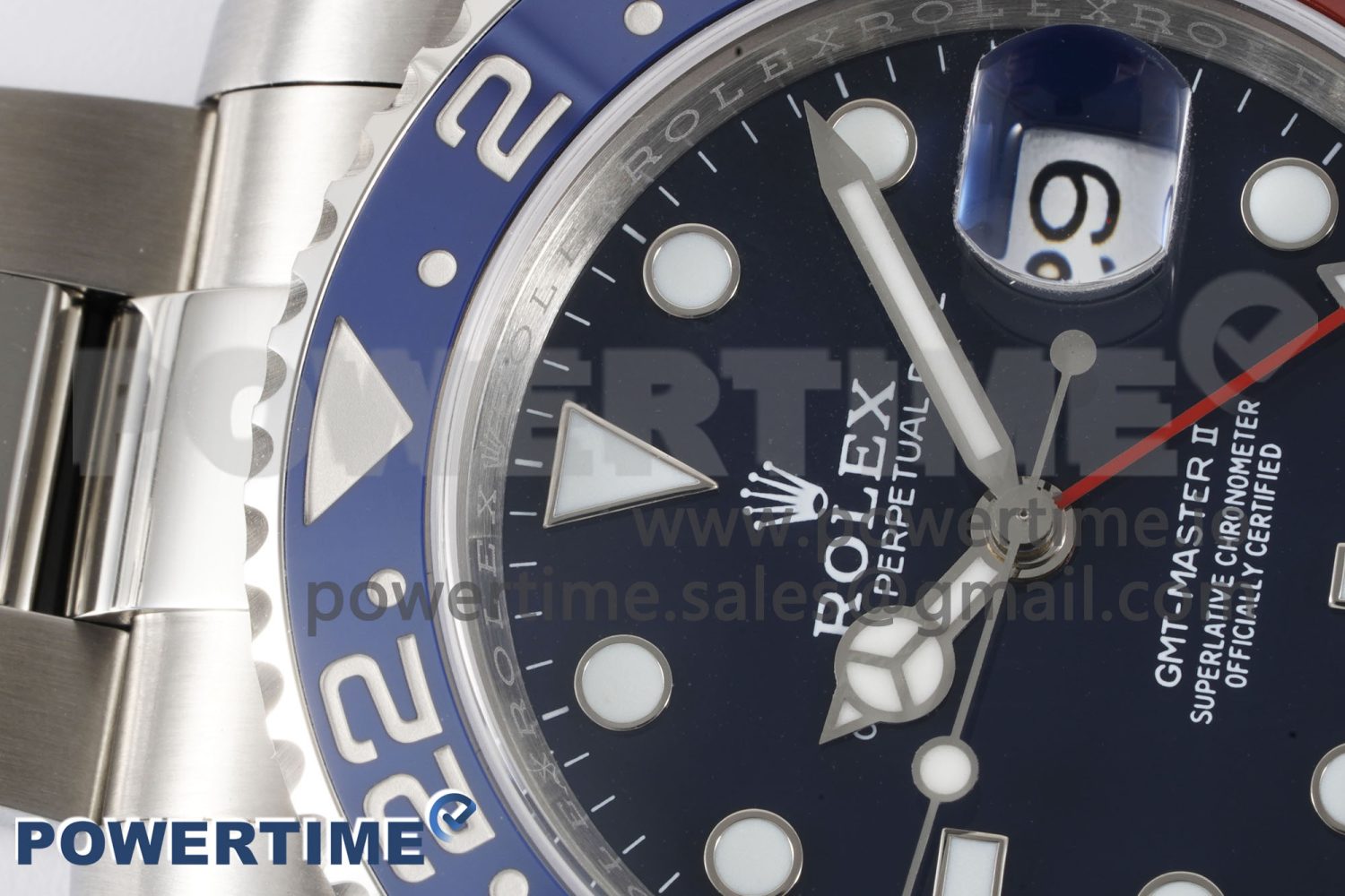 GMT Master II 126719 BLRO 904L SS APF 1:1 Best Edition Blue Dial on Bracelet VR3285 CHS - Image 4