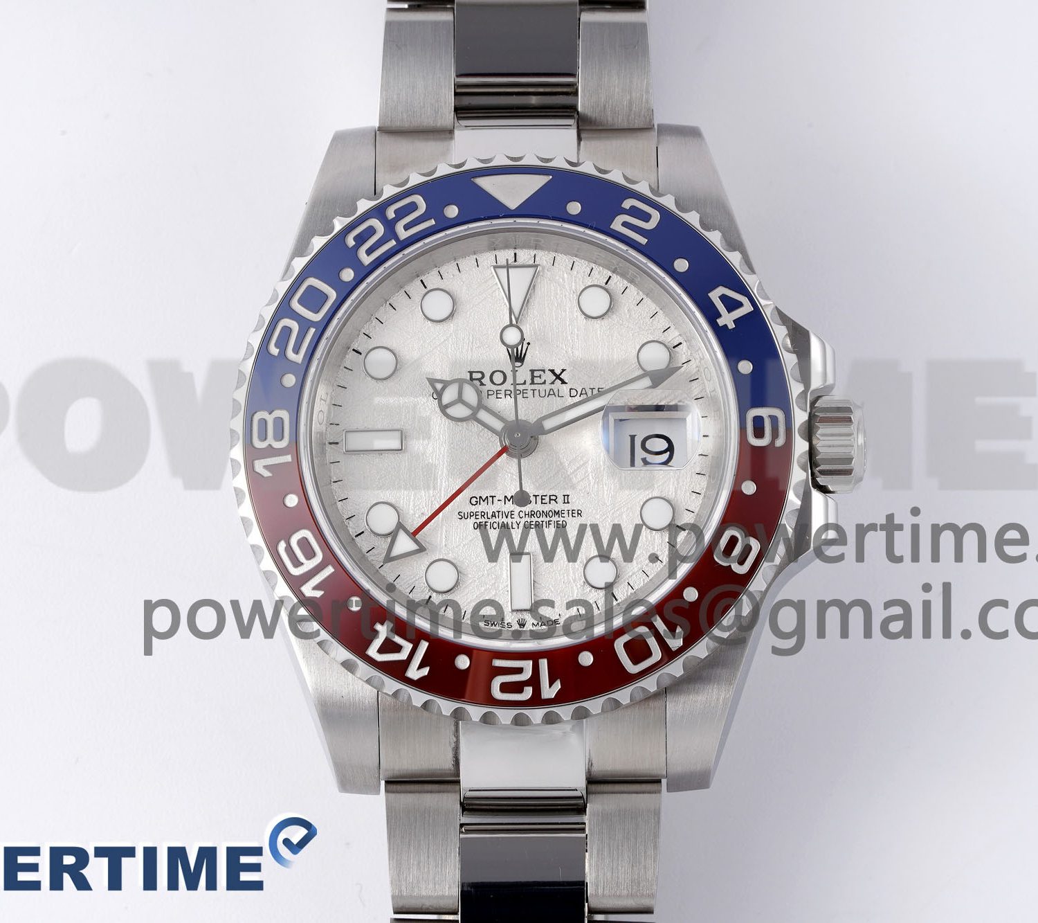 GMT Master II 126719 BLRO 904L SS APF 1:1 Best Edition Meteorite Dial on Bracelet VR3285 CHS