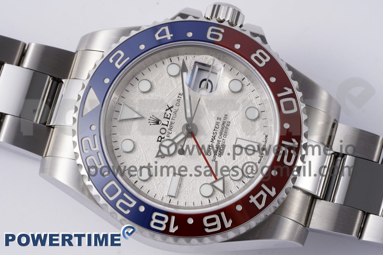 GMT Master II 126719 BLRO 904L SS APF 1:1 Best Edition Meteorite Dial on Bracelet VR3285 CHS - Image 3