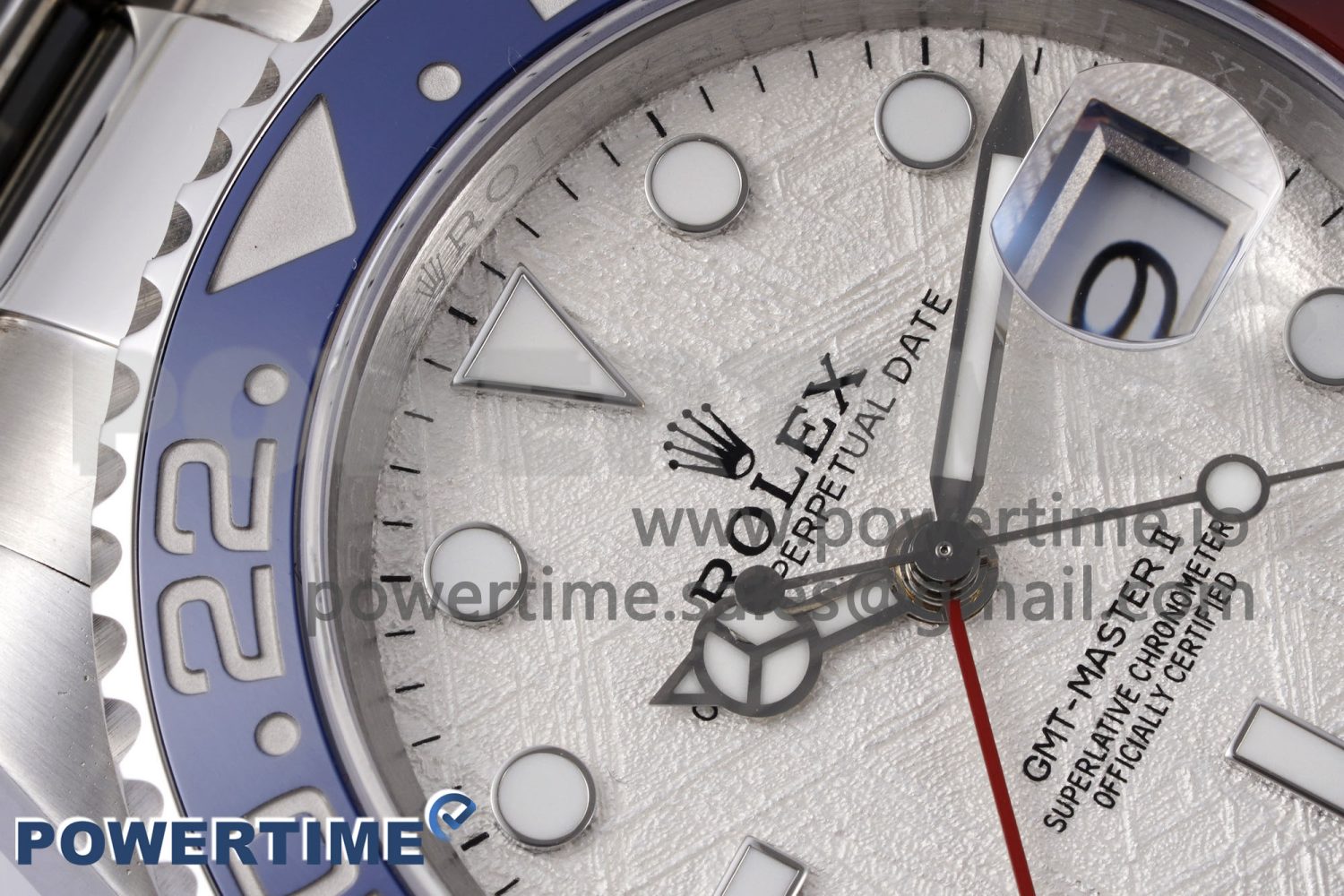GMT Master II 126719 BLRO 904L SS APF 1:1 Best Edition Meteorite Dial on Bracelet VR3285 CHS - Image 4