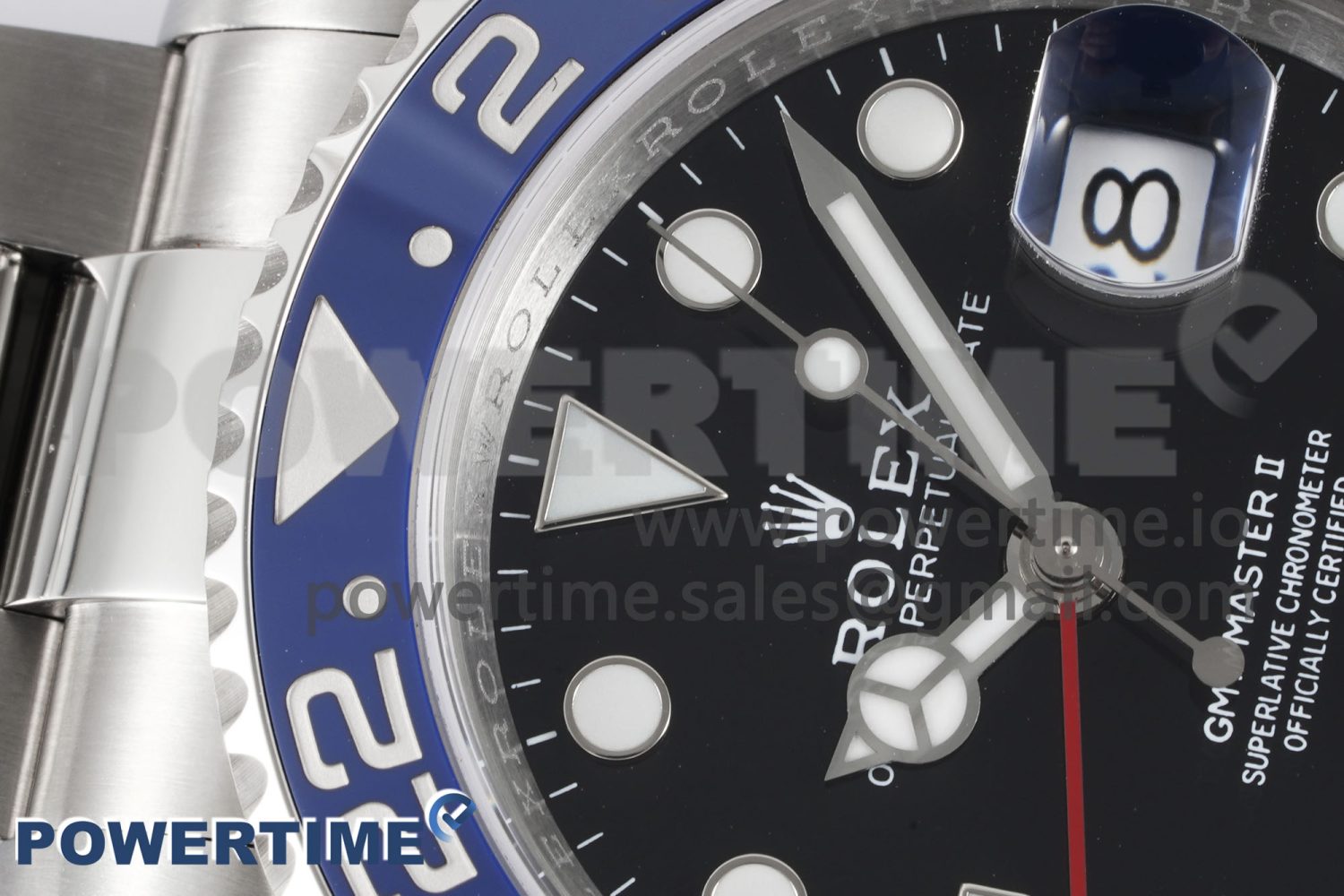 GMT Master II 116719 BLRO 904L SS APF 1:1 Best Edition Black Dial on Oyster Bracelet VR3186 CHS - Image 4