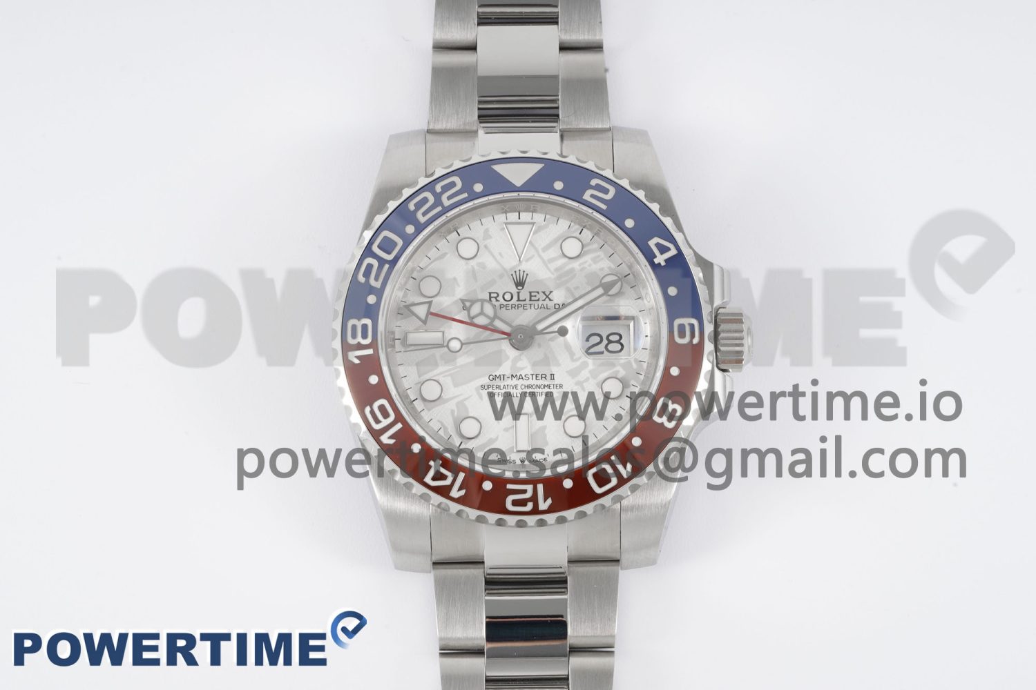 GMT Master II 126719 BLRO 904L SS APF 1:1 Best Edition Meteorite Dial on Oyster Bracelet VR3186 CHS - Image 1