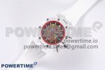 Royal Oak Offshore 44mm Transparent APF Best Edition Red Dial on White Rubber Strap A3126 - Image 2