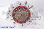 Royal Oak Offshore 44mm Transparent APF Best Edition Red Dial on White Rubber Strap A3126 - Image 3