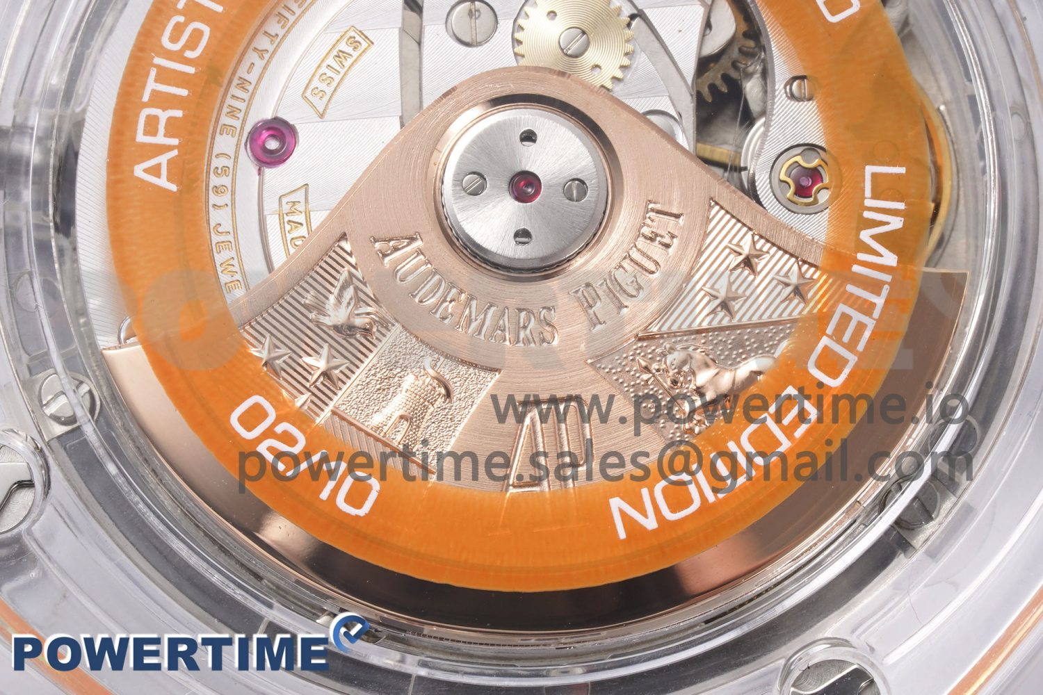 Royal Oak Offshore 44mm Transparent APF Best Edition Red Dial on White Rubber Strap A3126 - Image 11