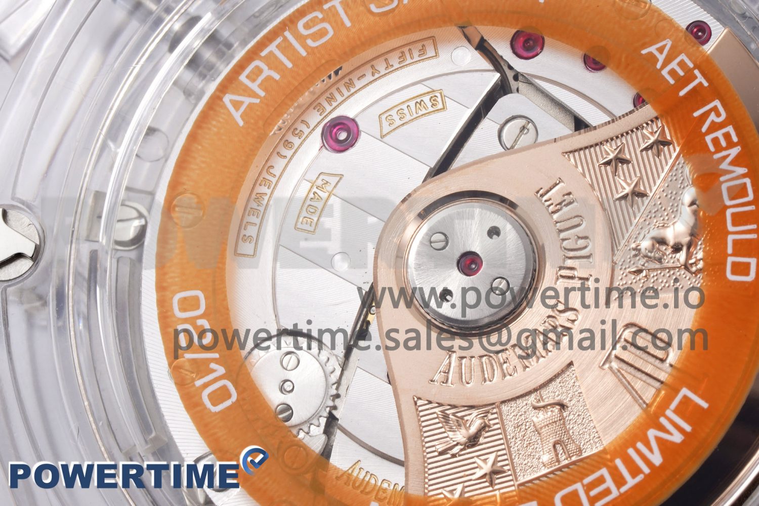 Royal Oak Offshore 44mm Transparent APF Best Edition Red Dial on White Rubber Strap A3126 - Image 12