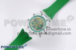 Royal Oak Offshore 44mm Transparent APF Best Edition Green Dial on Green Rubber Strap A3126 - Image 2