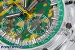 Royal Oak Offshore 44mm Transparent APF Best Edition Green Dial on Green Rubber Strap A3126 - Image 5