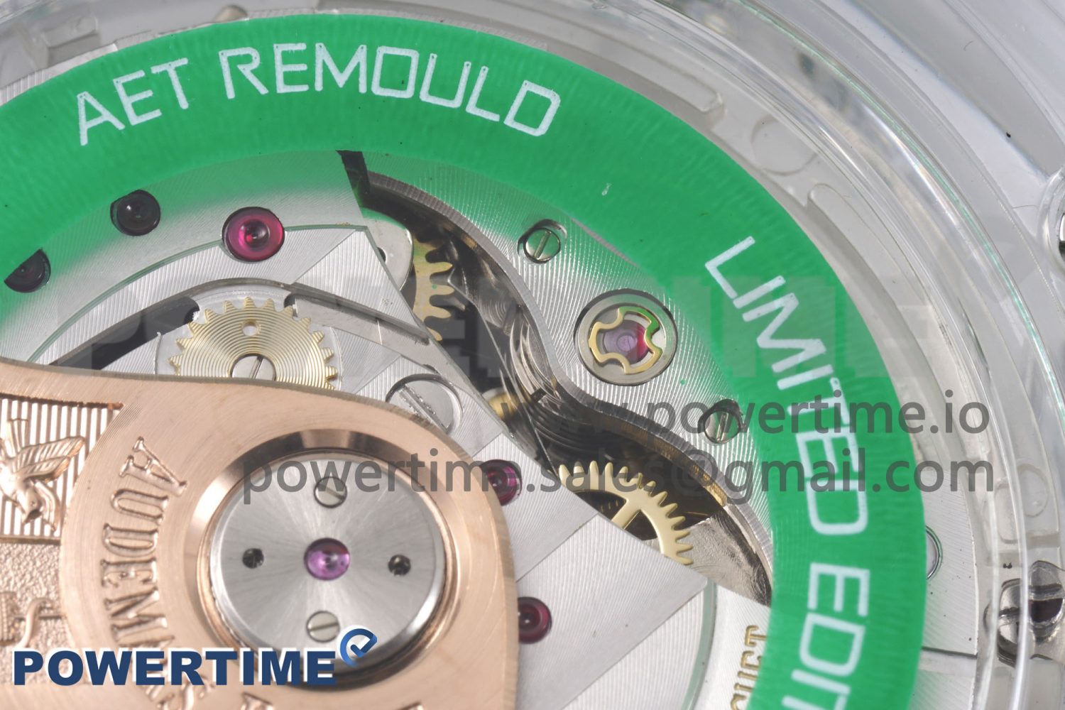 Royal Oak Offshore 44mm Transparent APF Best Edition Green Dial on Green Rubber Strap A3126 - Image 10