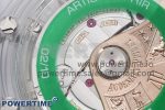 Royal Oak Offshore 44mm Transparent APF Best Edition Green Dial on Green Rubber Strap A3126 - Image 12