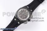 Royal Oak Offshore 44mm Black Ceramic APF 1:1 Best Edition Gray Dial on Black Rubber Strap A3126 - Image 2