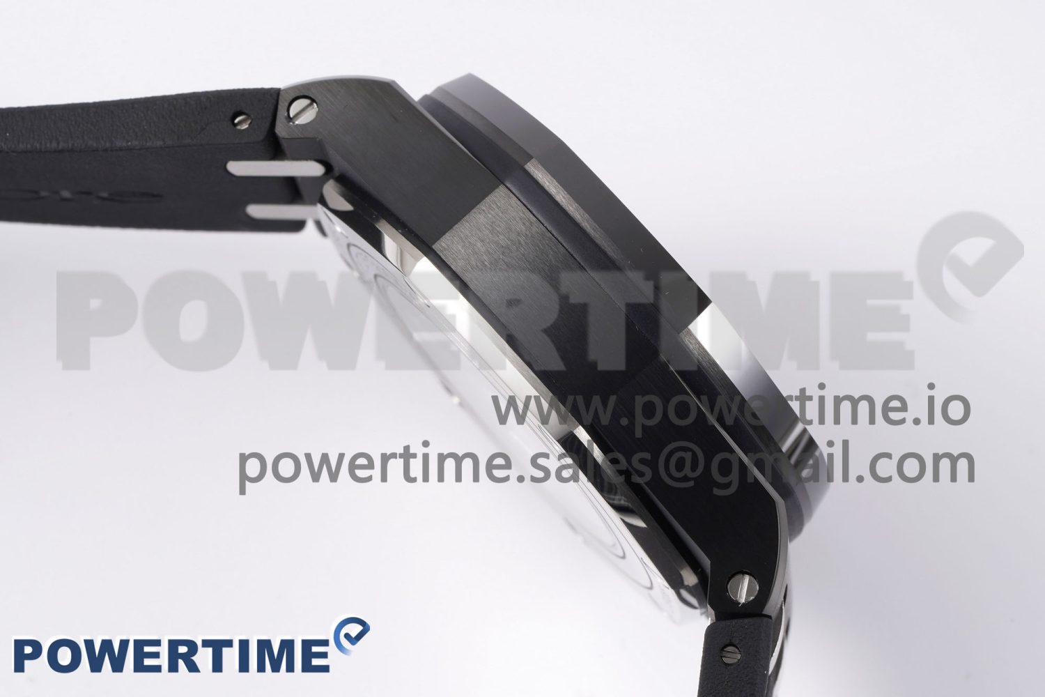 Royal Oak Offshore 44mm Black Ceramic APF 1:1 Best Edition Gray Dial on Black Rubber Strap A3126 - Image 7