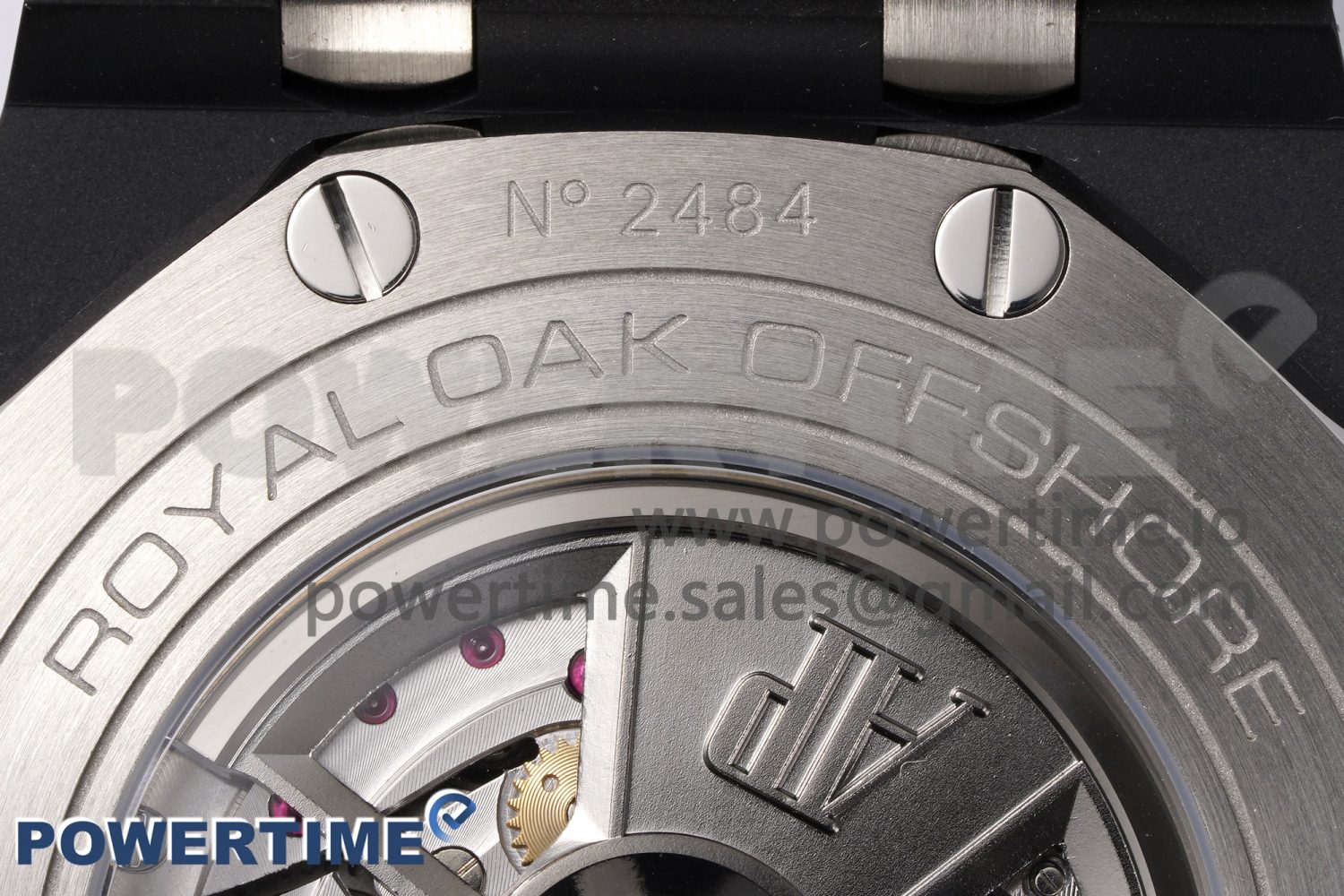 Royal Oak Offshore 44mm Black Ceramic APF 1:1 Best Edition Gray Dial on Black Rubber Strap A3126 - Image 10