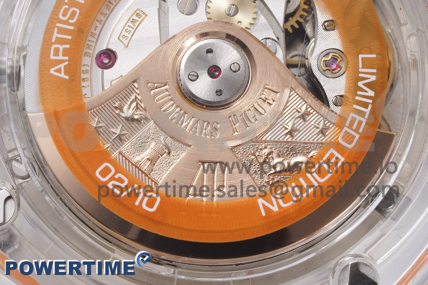Royal Oak Offshore 44mm Transparent APF Best Edition Yellow Dial on Yellow Rubber Strap A3126 - Image 10