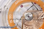 Royal Oak Offshore 44mm Transparent APF Best Edition Yellow Dial on Yellow Rubber Strap A3126 - Image 12