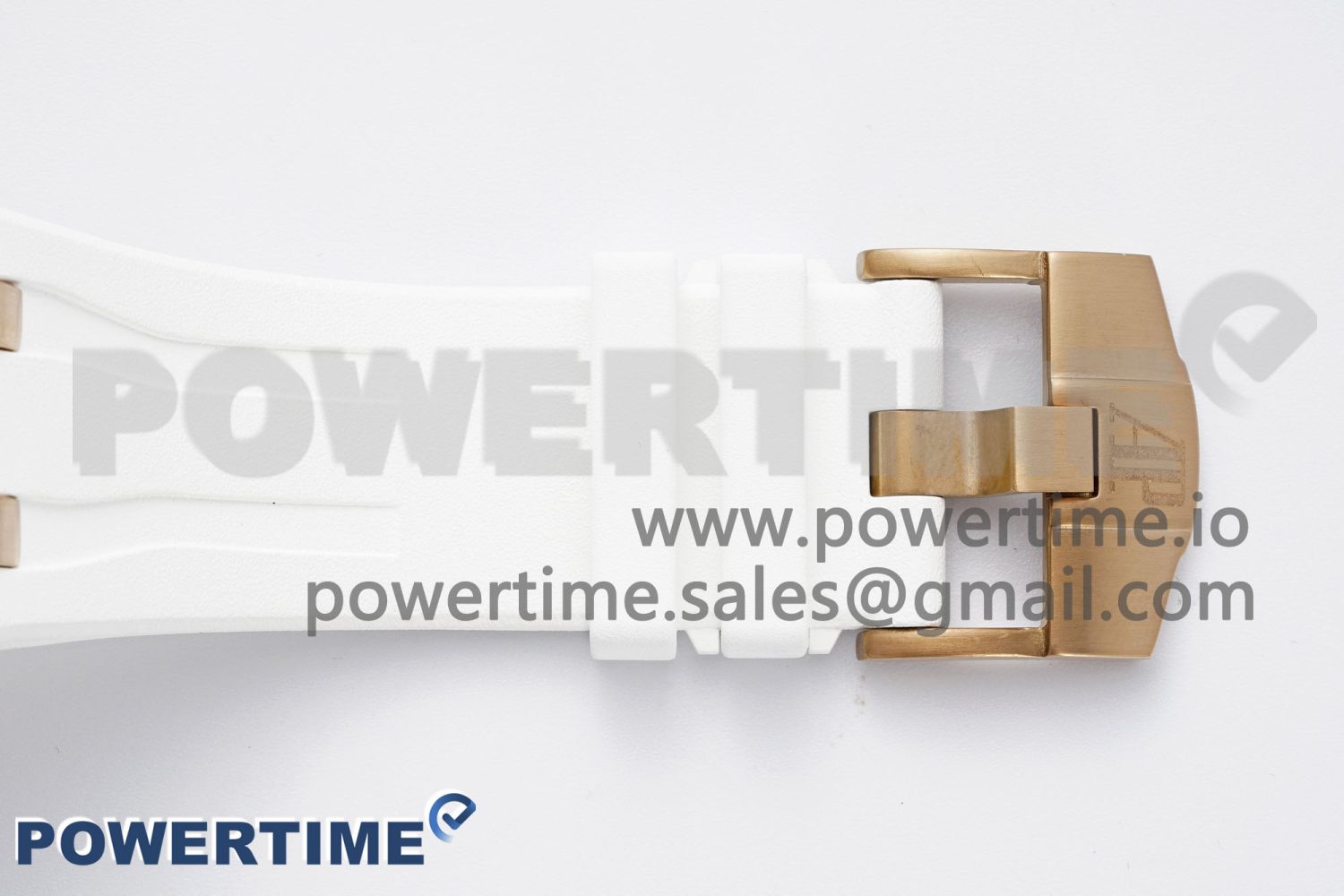 Royal Oak Offshore 44mm RG APF 1:1 Best Edition White Dial on White Rubber Strap A3126 - Image 12