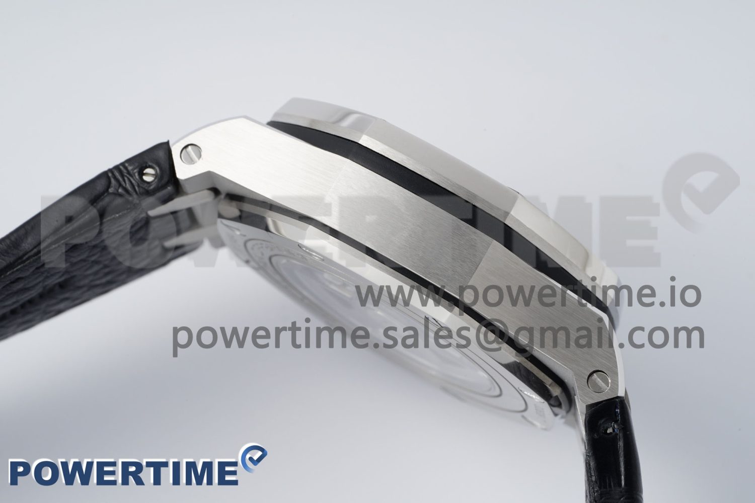 Royal Oak Offshore 44mm SS APF 1:1 Best Edition Black/Blue Dial on Black Leather Strap A3126 - Image 7