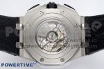 Royal Oak Offshore 44mm SS APF 1:1 Best Edition Black/Blue Dial on Black Leather Strap A3126 - Image 8
