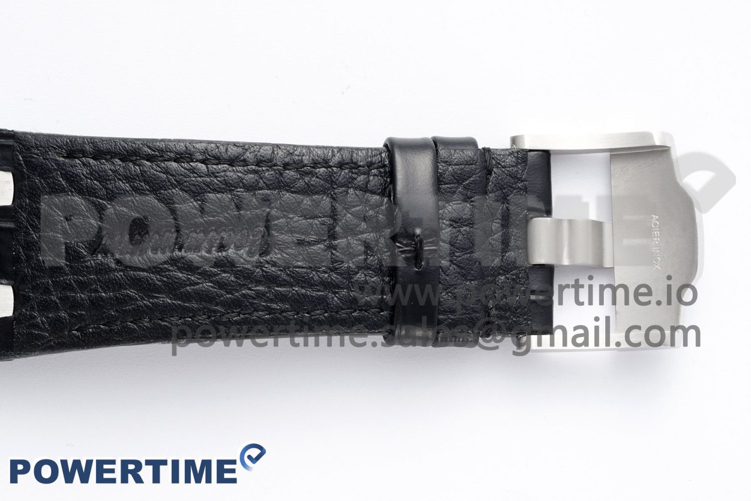 Royal Oak Offshore 44mm SS APF 1:1 Best Edition Gray/Blue Dial on Black Leather Strap A3126 - Image 14