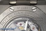 Royal Oak Offshore 44mm SS Green Ceramic Bezel APF 1:1 Best Edition Green/Silver Dial on Camo Rubber Strap A3126 - Image 10