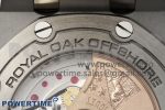 Royal Oak Offshore 42mm SS APF 1:1 Best Edition Black Dial on Black Leather Strap A3126 - Image 10