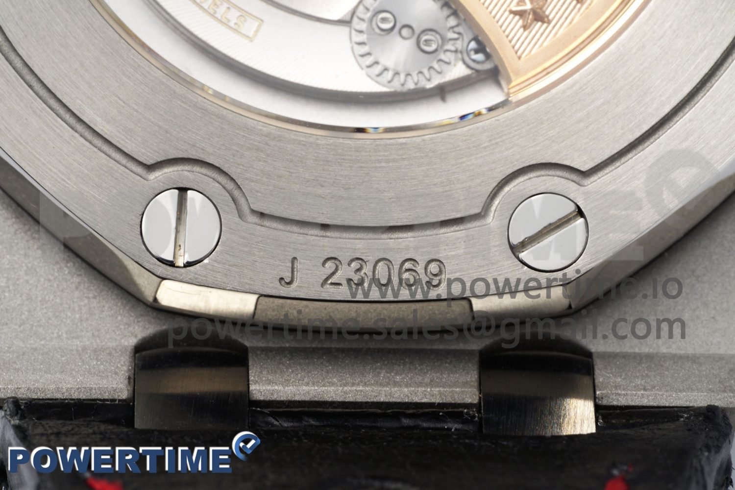 Royal Oak Offshore 42mm SS APF 1:1 Best Edition Black Dial on Black Leather Strap A3126 - Image 11